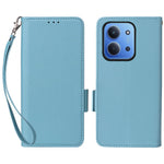 Leather Case for Xiaomi Redmi 15C 4G (EU) (173mm) / 15C 5G (EU) (173mm) / Poco C85 4G (173mm) Litchi Texture Wallet Phone Cover with Wrist Strap