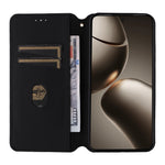 For Xiaomi 15T Case Wallet Rhombus Imprinted Leather Phone Cover