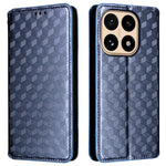 For Xiaomi 15T Case Wallet Rhombus Imprinted Leather Phone Cover