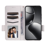 For Xiaomi 15T Pro Case Litchi Texture Wallet Leather Phone Cover with Wrist Strap