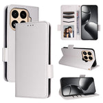 For Xiaomi 15T Pro Case Litchi Texture Wallet Leather Phone Cover with Wrist Strap