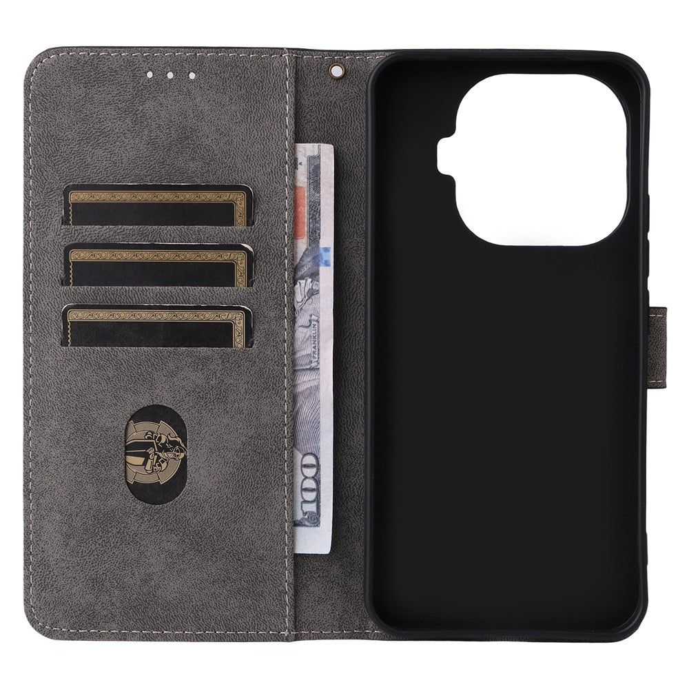 For Xiaomi 15T Pro Case Wallet RFID Blocking PU Leather Phone Cover Stand with Strap