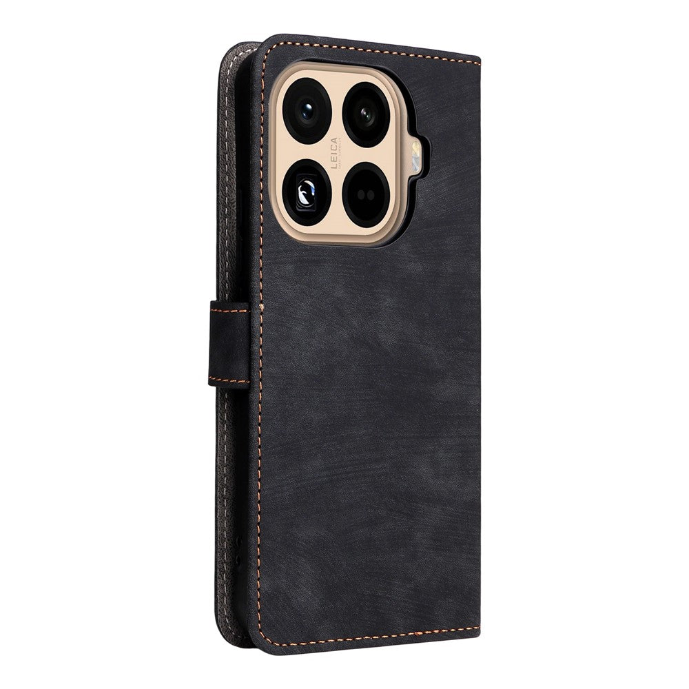 For Xiaomi 15T Pro Case Wallet RFID Blocking PU Leather Phone Cover Stand with Strap