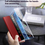 For Huawei Mate XTs Ultimate Case with View Window Auto Wake / Sleep PU Leather Flip Smart Phone Cover