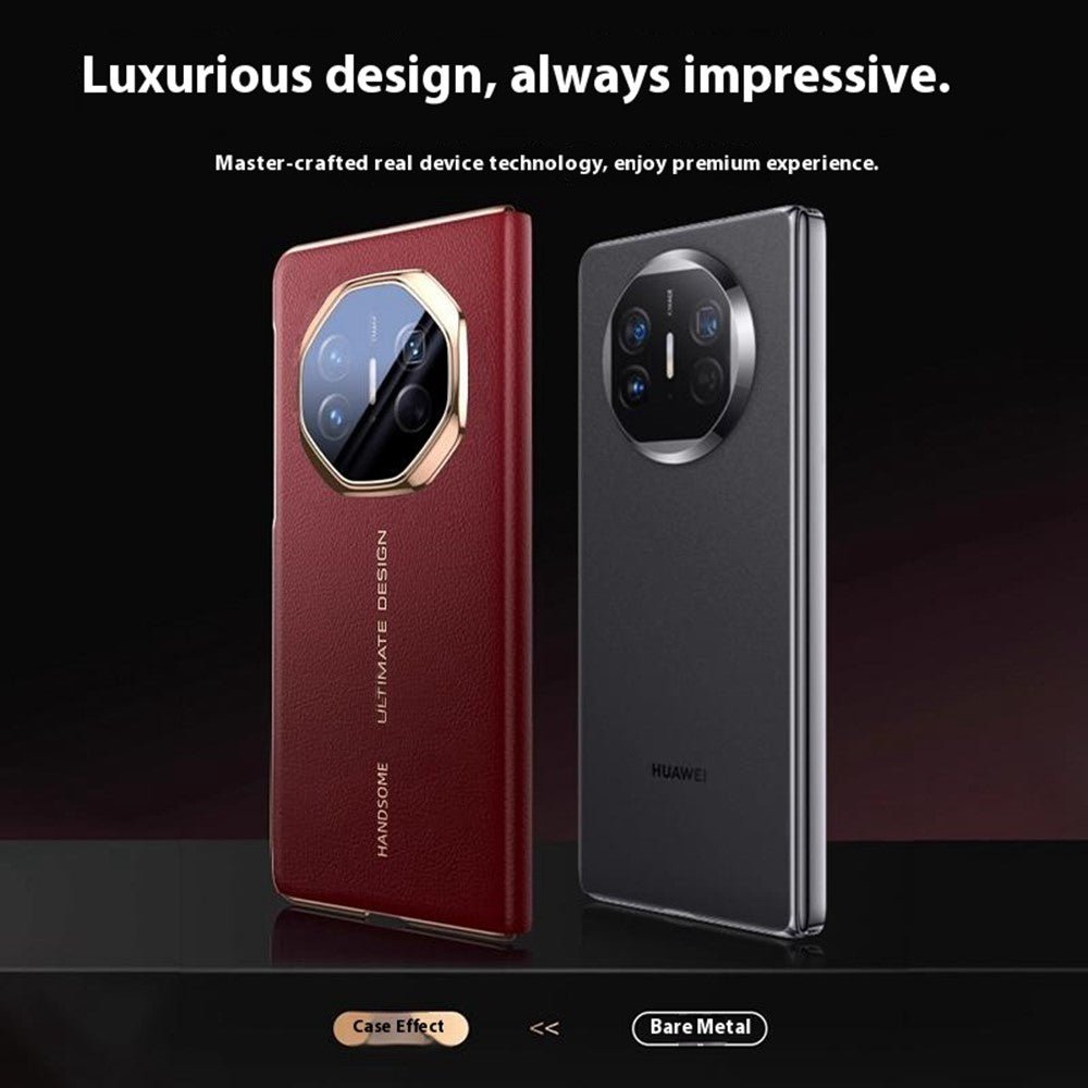 For Huawei Mate XTs Ultimate Case with View Window Auto Wake / Sleep PU Leather Flip Smart Phone Cover