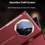 For Huawei Mate XTs Ultimate Case with View Window Auto Wake / Sleep PU Leather Flip Smart Phone Cover