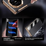 For Huawei Mate XTs Ultimate Case with View Window Auto Wake / Sleep PU Leather Flip Smart Phone Cover