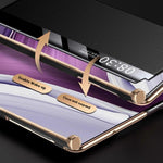 For Huawei Mate XTs Ultimate Case with View Window Auto Wake / Sleep PU Leather Flip Smart Phone Cover