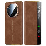 For Huawei Mate XTs Ultimate Smart Phone Case View Window Leather Cover with Auto Wake / Sleep