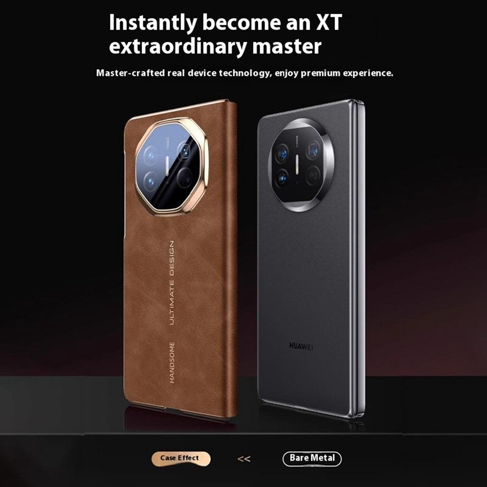 For Huawei Mate XTs Ultimate Smart Phone Case View Window Leather Cover with Auto Wake / Sleep