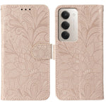 For Xiaomi Redmi 15 4G (EU) (171mm) Case Lace Flowers PU Leather Flip Wallet Phone Cover