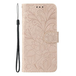 For Xiaomi Redmi 15 4G (EU) (171mm) Case Lace Flowers PU Leather Flip Wallet Phone Cover