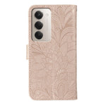 For Xiaomi Redmi 15 4G (EU) (171mm) Case Lace Flowers PU Leather Flip Wallet Phone Cover