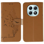 For Xiaomi Poco M8 5G / Redmi Note 15 5G (Global) / 15 4G (Global) Case Feather Imprint PU Leather Wallet Phone Cover