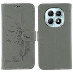 For Xiaomi Poco M8 5G / Redmi Note 15 5G (Global) / 15 4G (Global) Case Feather Imprint PU Leather Wallet Phone Cover
