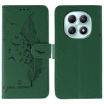 For Xiaomi Poco M8 5G / Redmi Note 15 5G (Global) / 15 4G (Global) Case Feather Imprint PU Leather Wallet Phone Cover