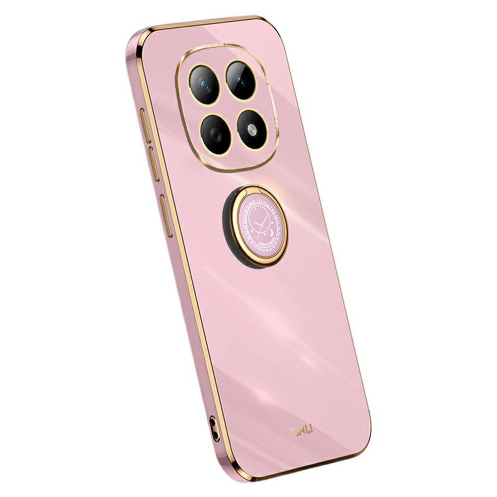 XINLI For Xiaomi Poco M8 5G / Redmi Note 15 5G (Global) Case Ring Kickstand Electroplating TPU Phone Cover