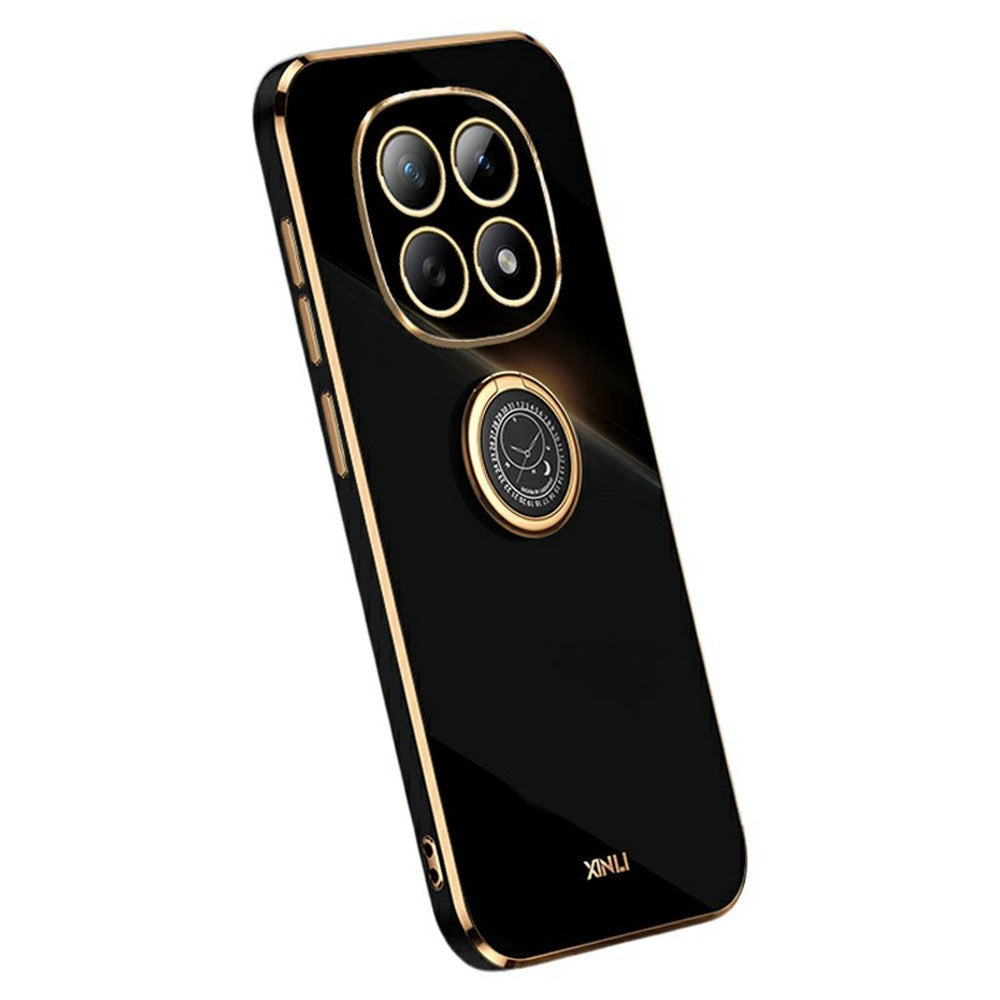 XINLI For Xiaomi Poco M8 5G / Redmi Note 15 5G (Global) Case Ring Kickstand Electroplating TPU Phone Cover