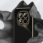 XINLI För Xiaomi Redmi Note 15 Pro 5G (Global) Skal TPU mobilskal med Galvaniserad Ram