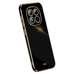 XINLI För Xiaomi Redmi Note 15 Pro 5G (Global) Skal TPU mobilskal med Galvaniserad Ram