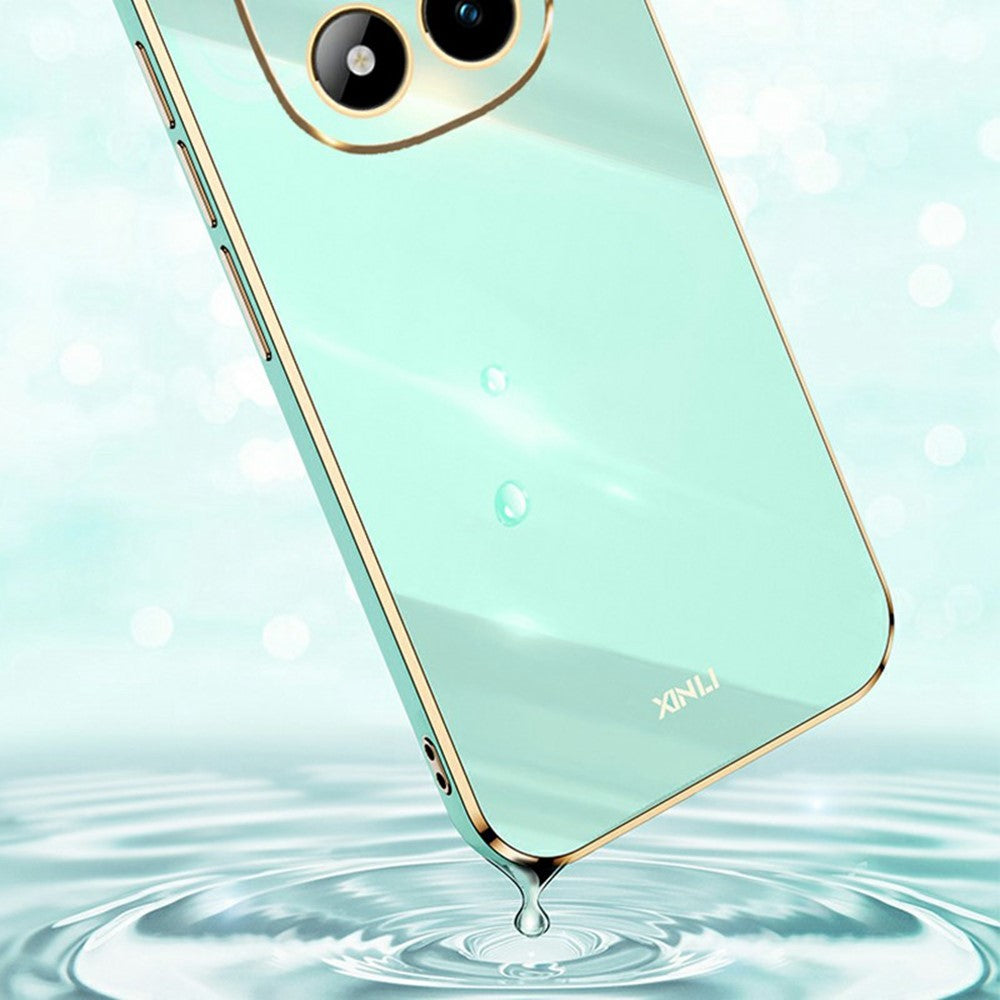 XINLI For Xiaomi Poco M8 Pro 5G / Redmi Note 15 Pro+ 5G (Global) Case TPU Phone Cover with Electroplating Frame