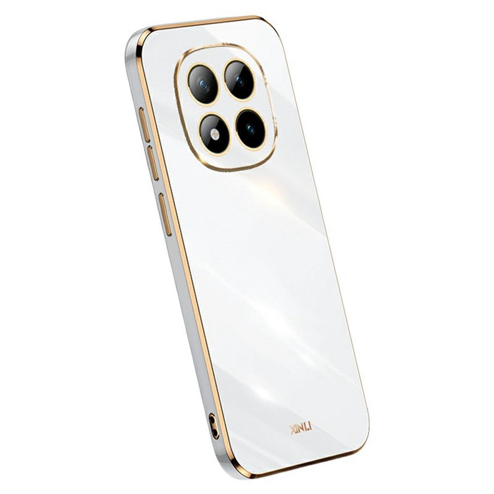 XINLI For Xiaomi Poco M8 Pro 5G / Redmi Note 15 Pro+ 5G (Global) Case TPU Phone Cover with Electroplating Frame