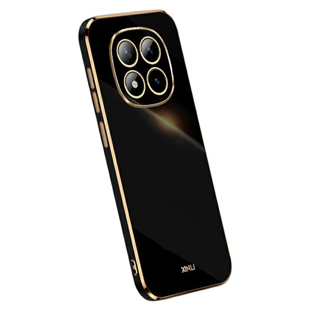 XINLI För Xiaomi Poco M8 Pro 5G / Redmi Note 15 Pro+ 5G (Global) Skal TPU mobilskal med Galvaniserad Ram