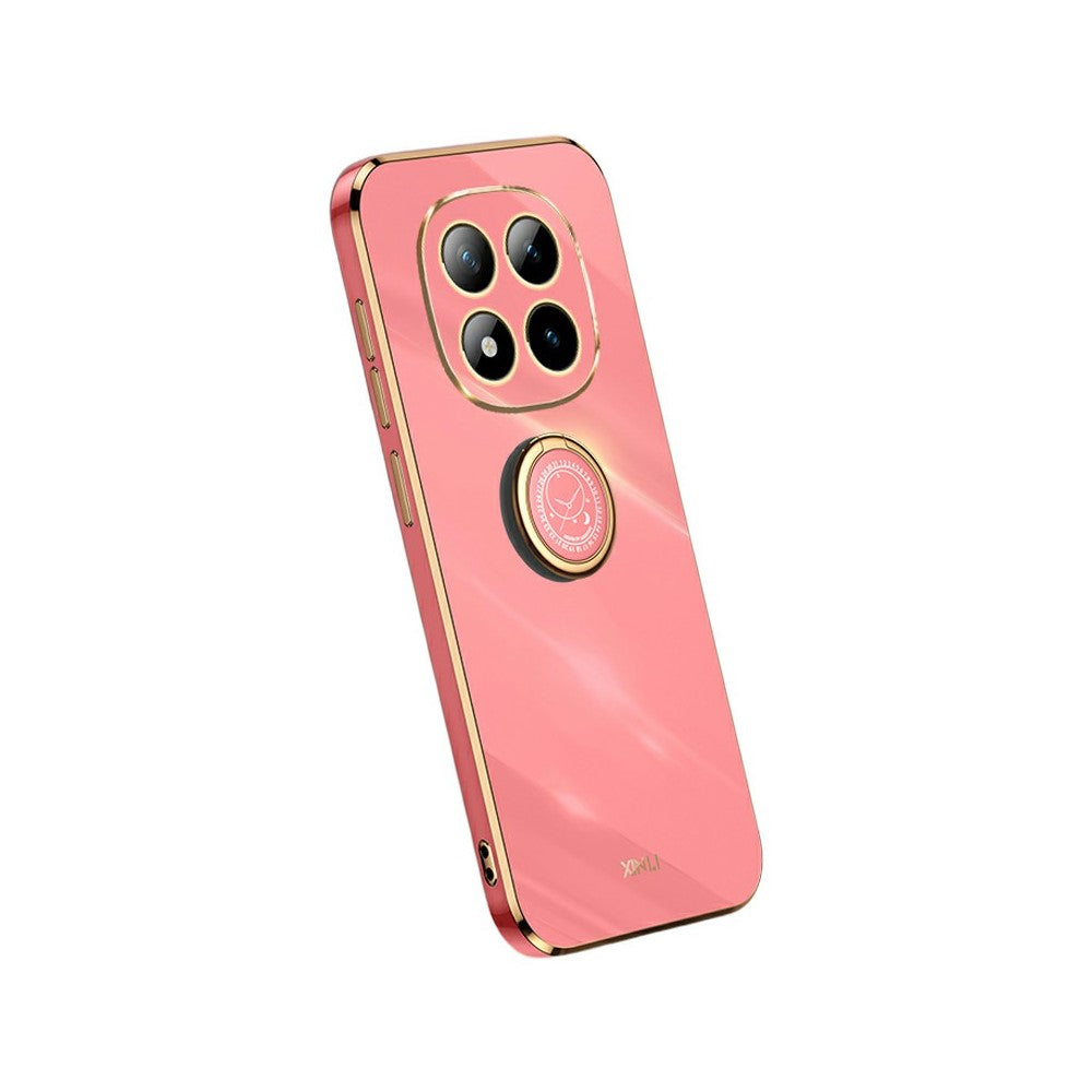 XINLI För Xiaomi Poco M8 Pro 5G / Redmi Note 15 Pro+ 5G (Global) Skal Ring Stativ Galvaniserad TPU mobilskal