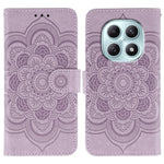 For Xiaomi Poco M8 5G / Redmi Note 15 5G (Global) / 15 4G (Global) Case PU Leather Mandala Imprinted Design Wallet Phone Cover with Wrist Strap