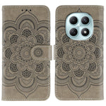 For Xiaomi Poco M8 5G / Redmi Note 15 5G (Global) / 15 4G (Global) Case PU Leather Mandala Imprinted Design Wallet Phone Cover with Wrist Strap