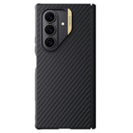 NILLKIN Til Samsung Galaxy Z Fold7 5G Magnetisk Cover Kulfibertekstur TPU + PC Stødsikkert Telefoncover