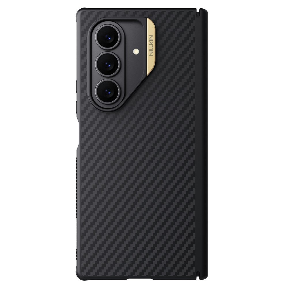 NILLKIN Til Samsung Galaxy Z Fold7 5G Magnetisk Cover Kulfibertekstur TPU + PC Stødsikkert Telefoncover