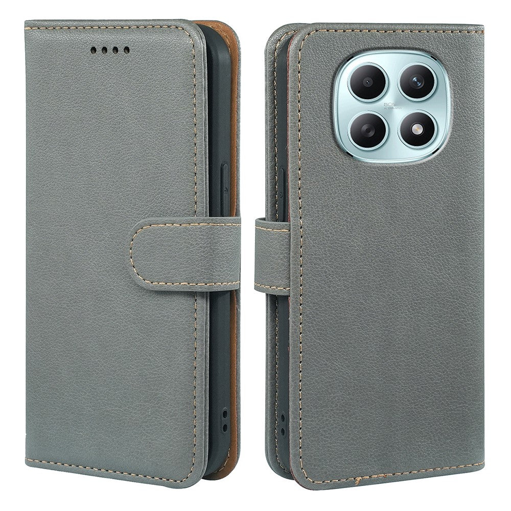 For Xiaomi Poco M8 5G / Redmi Note 15 5G (Global) / 15 4G (Global) Case RFID Blocking Wallet Litchi Texture Leather Phone Cover Magnetic Clasp