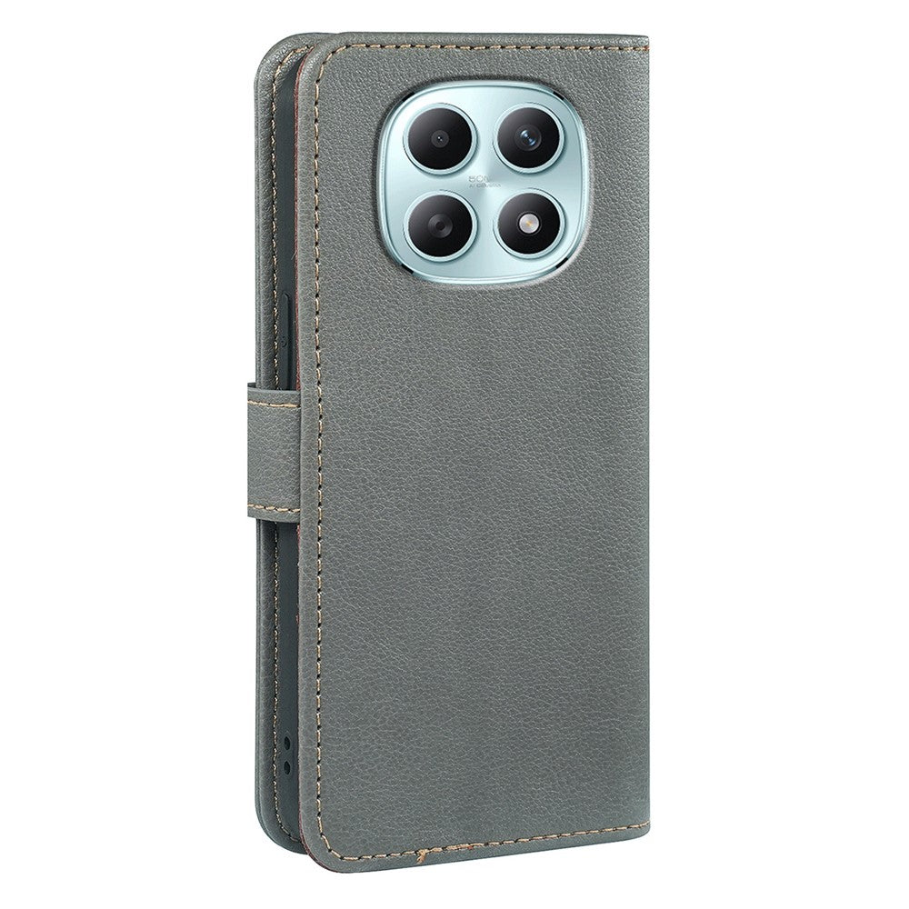 For Xiaomi Poco M8 5G / Redmi Note 15 5G (Global) / 15 4G (Global) Case RFID Blocking Wallet Litchi Texture Leather Phone Cover Magnetic Clasp