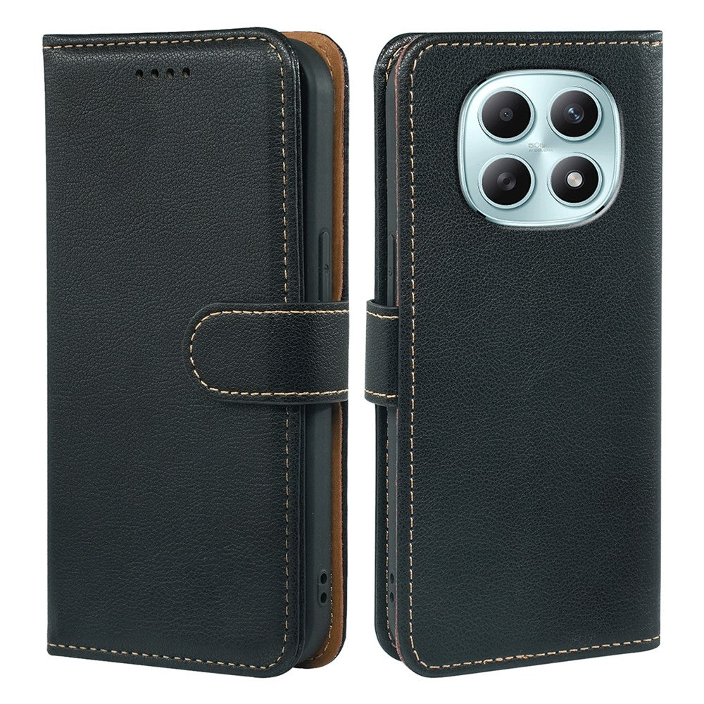 For Xiaomi Poco M8 5G / Redmi Note 15 5G (Global) / 15 4G (Global) Case RFID Blocking Wallet Litchi Texture Leather Phone Cover Magnetic Clasp