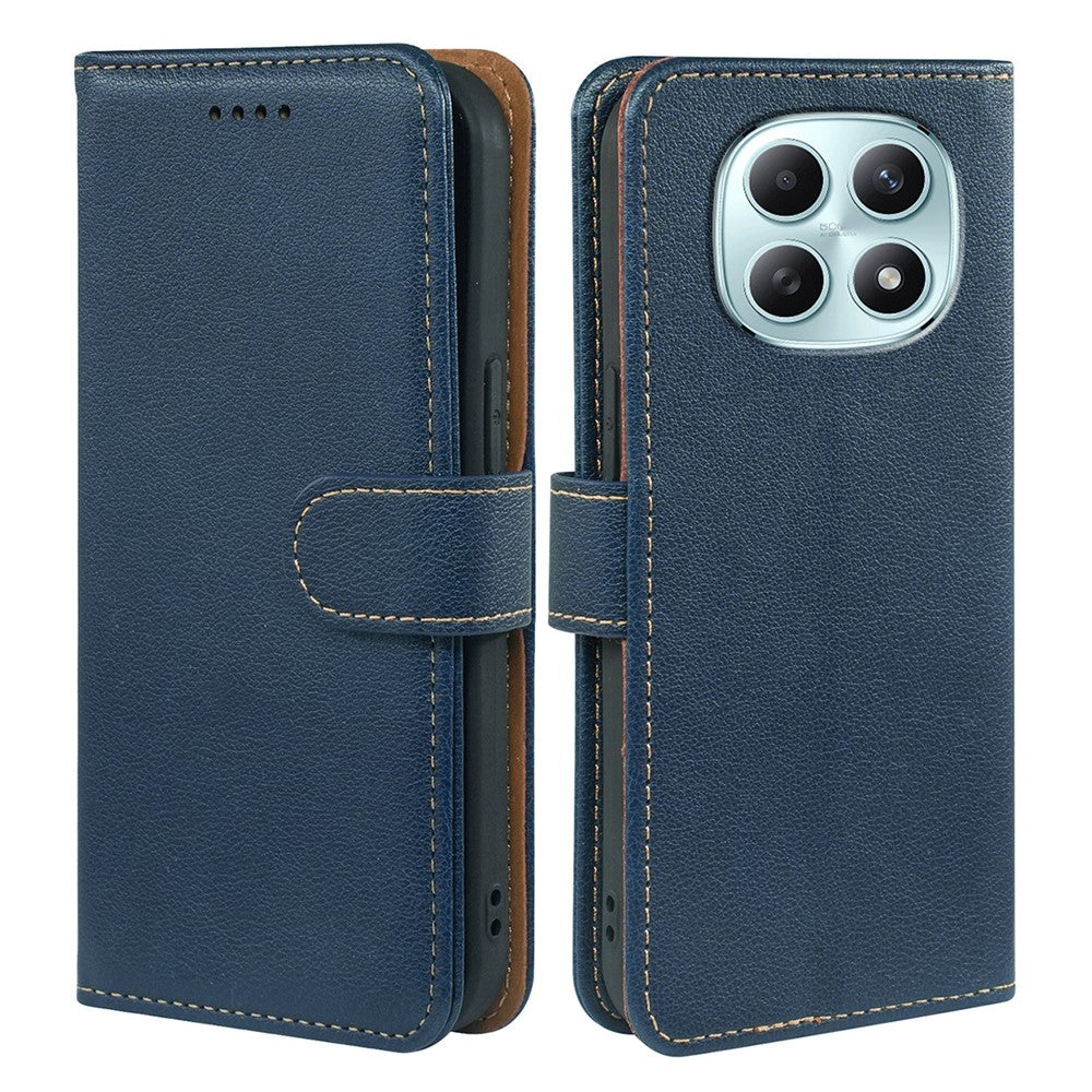 For Xiaomi Poco M8 5G / Redmi Note 15 5G (Global) / 15 4G (Global) Case RFID Blocking Wallet Litchi Texture Leather Phone Cover Magnetic Clasp