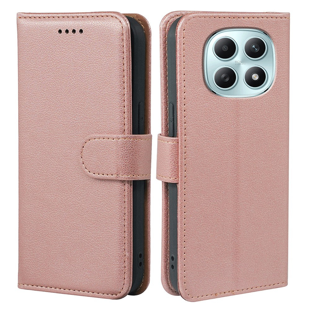 For Xiaomi Poco M8 5G / Redmi Note 15 5G (Global) / 15 4G (Global) Case RFID Blocking Wallet Litchi Texture Leather Phone Cover Magnetic Clasp