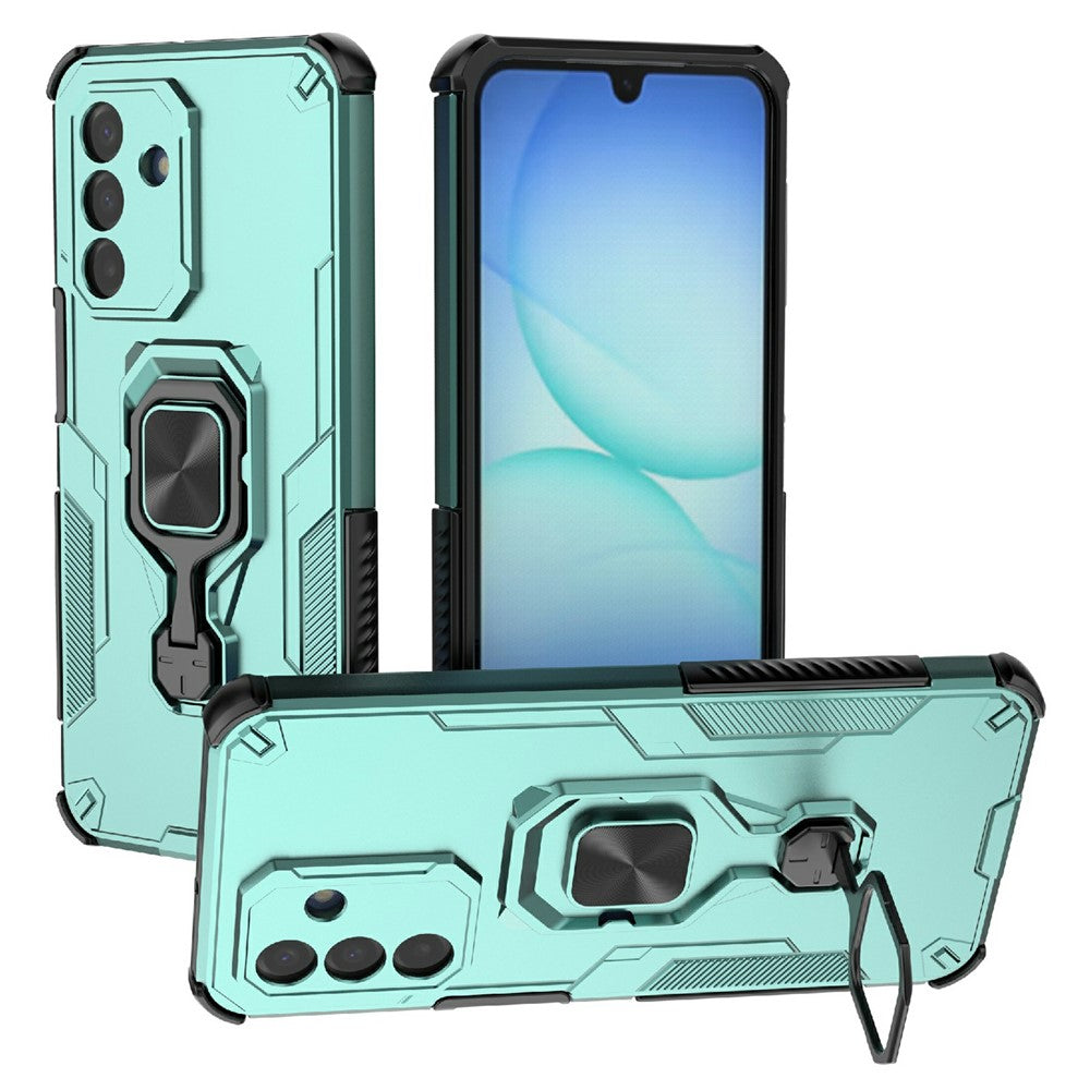 For Samsung Galaxy A18 5G / A18 4G / A17 5G / A17 4G Case Rotatable Ring Kickstand PC + TPU Shockproof Phone Cover