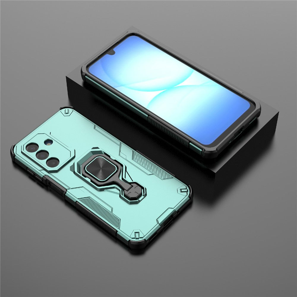 For Samsung Galaxy A18 5G / A18 4G / A17 5G / A17 4G Case Rotatable Ring Kickstand PC + TPU Shockproof Phone Cover