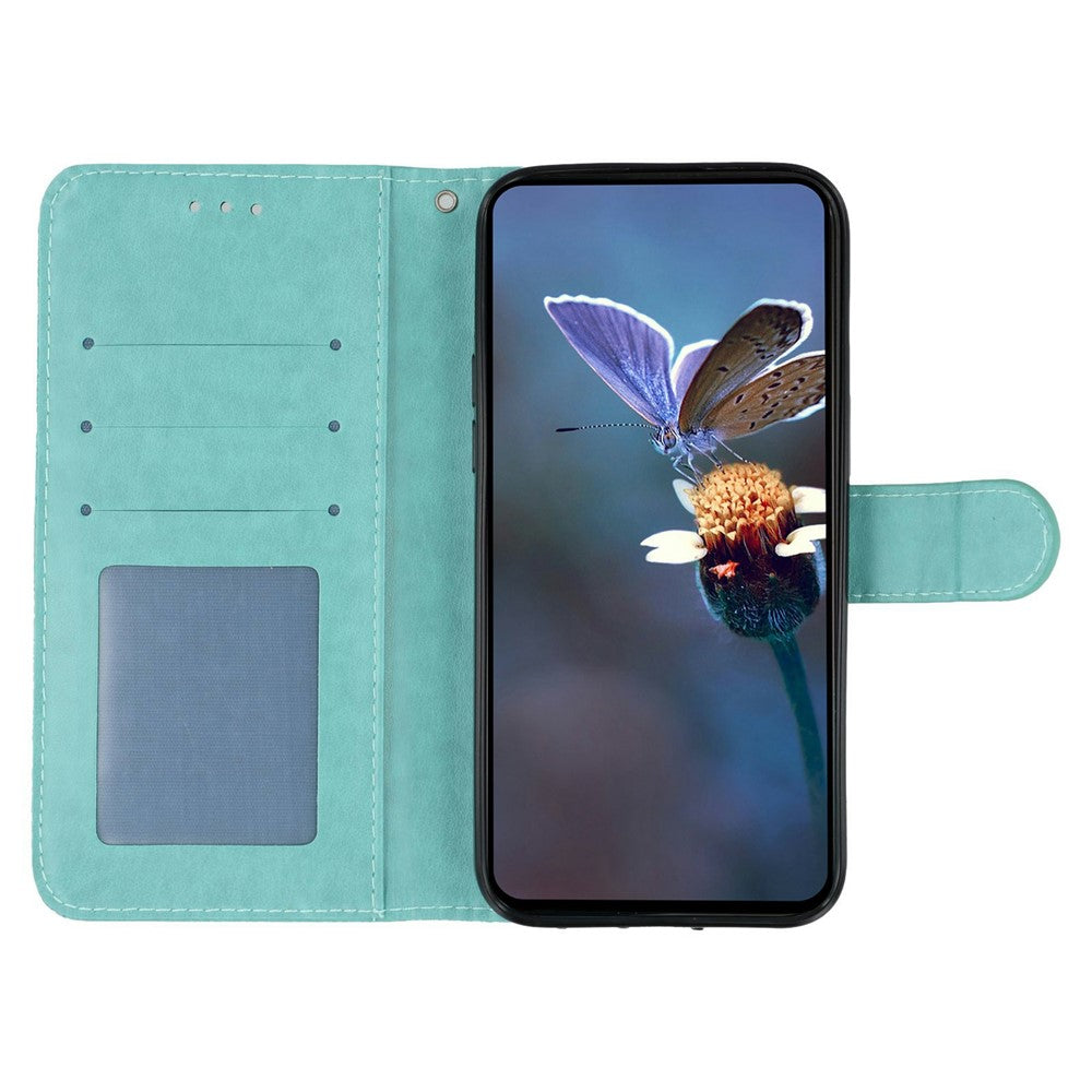 Xiaomi Poco M8 5G / Redmi Note 15 5G (Global) / 15 4G (Global) Fodral Spetsblommor PU-läder Flip Plånboksfodral