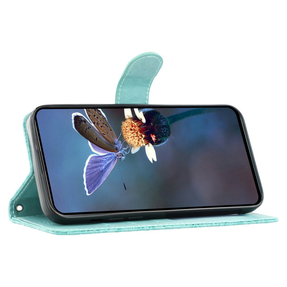 Xiaomi Poco M8 5G / Redmi Note 15 5G (Global) / 15 4G (Global) Fodral Spetsblommor PU-läder Flip Plånboksfodral