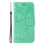 Xiaomi Poco M8 5G / Redmi Note 15 5G (Global) / 15 4G (Global) Fodral Spetsblommor PU-läder Flip Plånboksfodral
