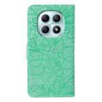 Xiaomi Poco M8 5G / Redmi Note 15 5G (Global) / 15 4G (Global) Fodral Spetsblommor PU-läder Flip Plånboksfodral