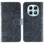 Xiaomi Poco M8 5G / Redmi Note 15 5G (Global) / 15 4G (Global) Fodral Spetsblommor PU-läder Flip Plånboksfodral