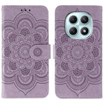 For Xiaomi Poco M8 5G / Redmi Note 15 5G (Global) / 15 4G (Global) Case Rhinestone Decor PU Leather Mandala Imprint Phone Cover with Wrist Strap