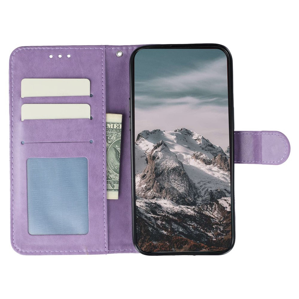 For Xiaomi Poco M8 5G / Redmi Note 15 5G (Global) / 15 4G (Global) Case Rhinestone Decor PU Leather Mandala Imprint Phone Cover with Wrist Strap