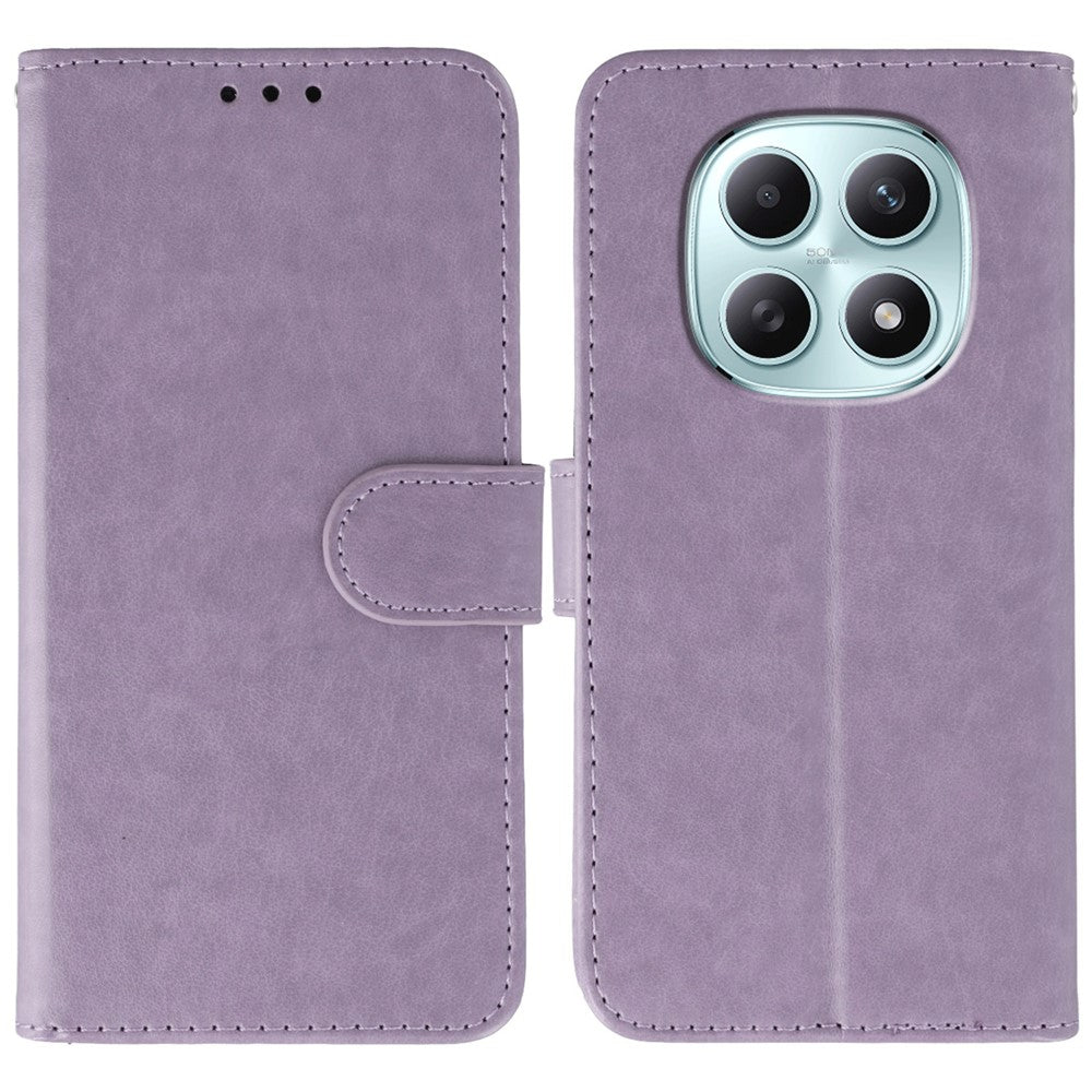For Xiaomi Poco M8 5G / Redmi Note 15 5G (Global) / 15 4G (Global) Case PU Leather Flip Wallet Phone Cover with Strap