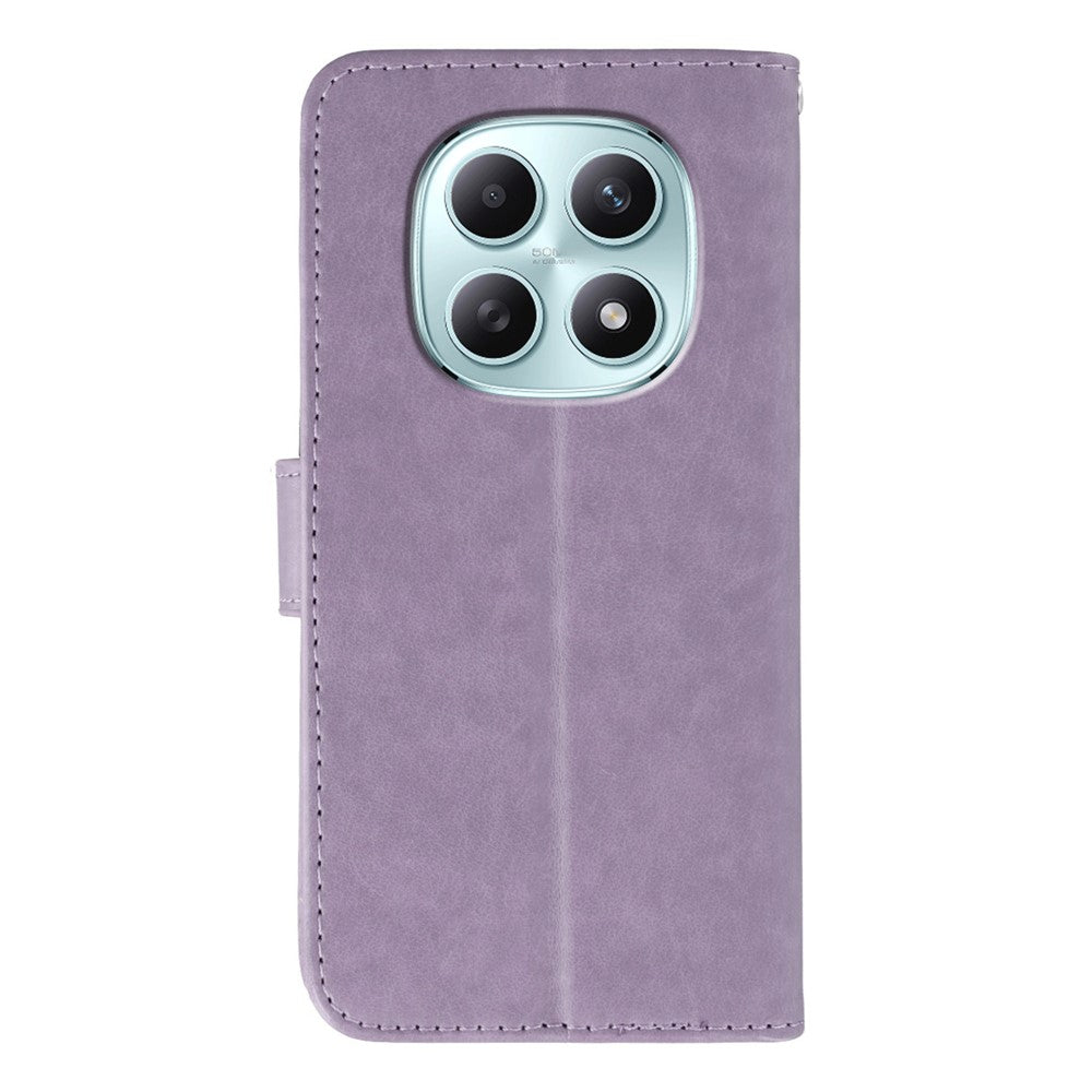 For Xiaomi Poco M8 5G / Redmi Note 15 5G (Global) / 15 4G (Global) Case PU Leather Flip Wallet Phone Cover with Strap