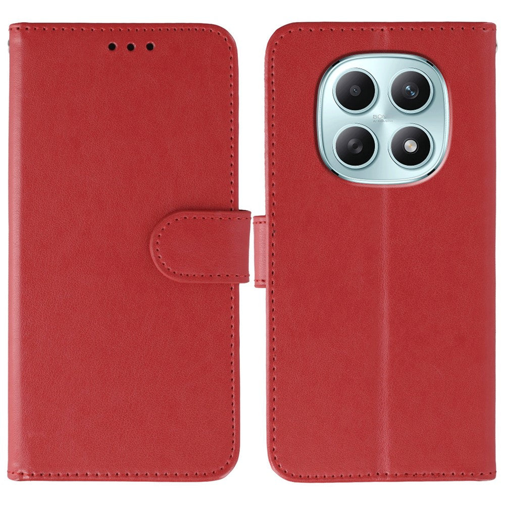 For Xiaomi Poco M8 5G / Redmi Note 15 5G (Global) / 15 4G (Global) Case PU Leather Flip Wallet Phone Cover with Strap