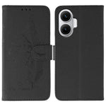 For Xiaomi Redmi Turbo 4 Pro 5G / Poco F7 5G Case Feather Imprint PU Leather Wallet Phone Cover